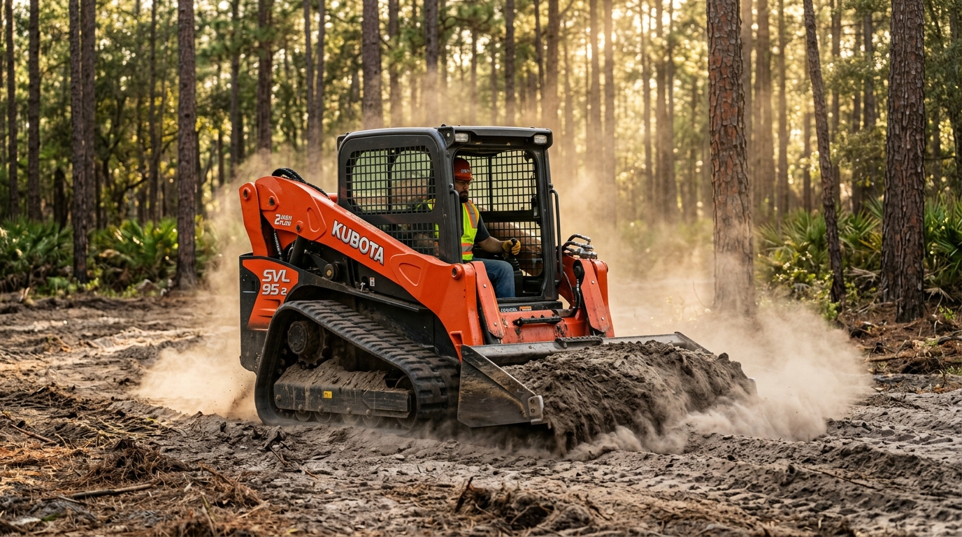 Kubota SVL95-2 vs Bobcat T650: which CTL holds up in sand and pine straw