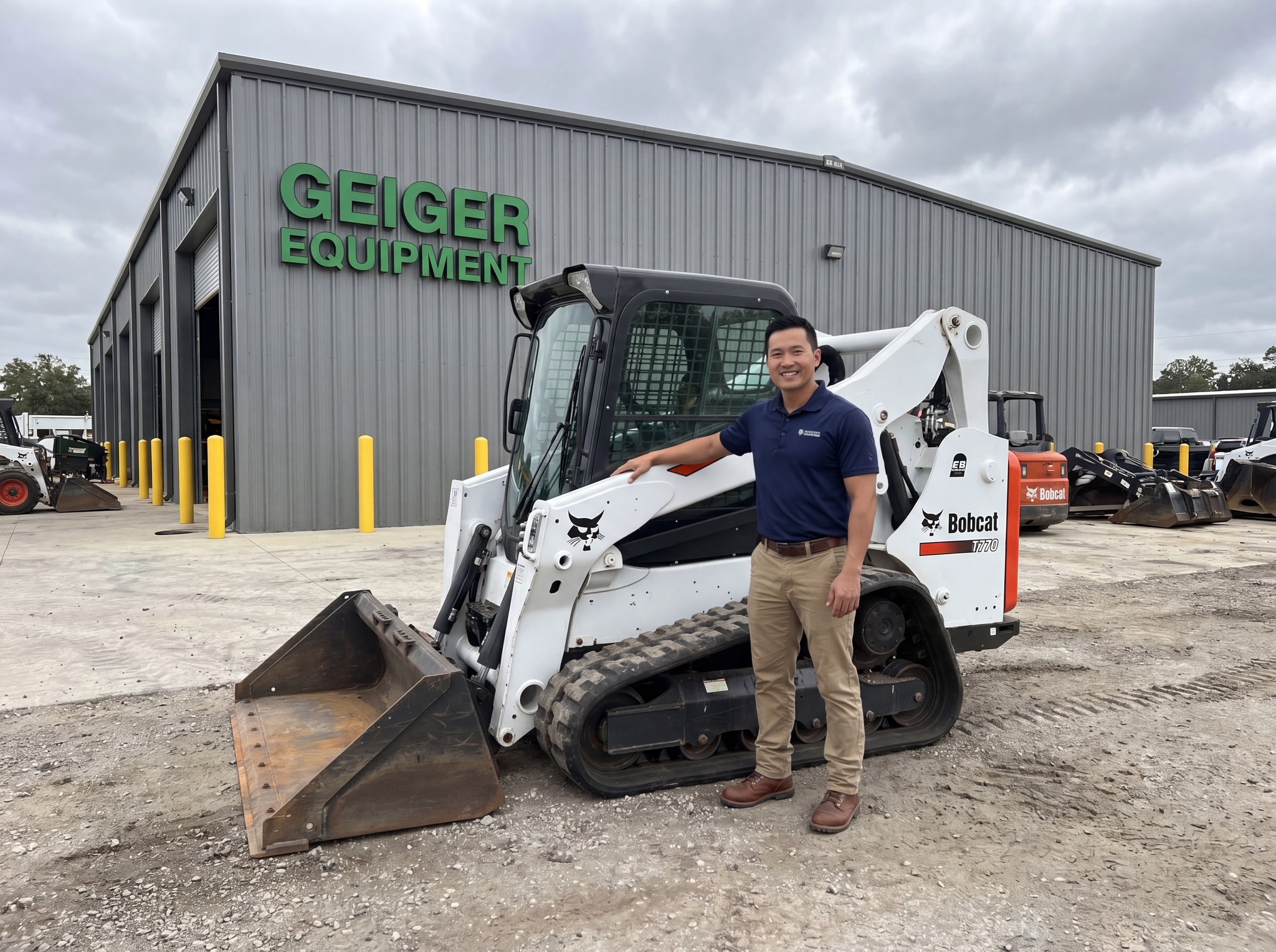Kevin Nguyen with Bobcat T770 Compact Track Loader